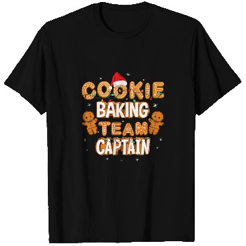 Discover Christmas Cookie Baking Team Captain Gingerbread T-Shirts