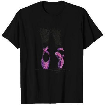 Discover Cool Ballerina Ballet Shoes Toe Dancing Dance T-Shirts