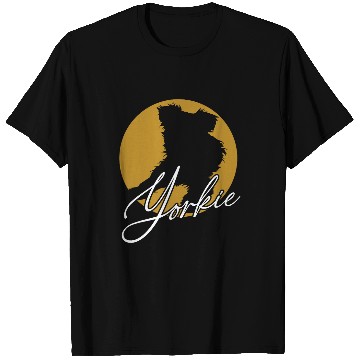 Discover Chilling Yorkie graphical Yorkshire Terrier 1 T-Shirts