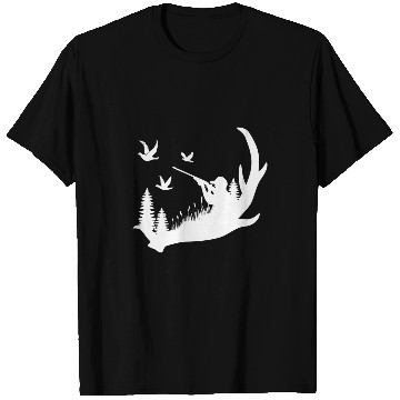 Discover Pigeon Antler Bird Dove Hunting Gift   2Dove Hunter T-Shirts