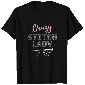 Discover crazys Stitch Lady Cross Stitch Needlepoint Art XStitching T-Shirts