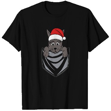 Discover Chart Pocket Scottish Terrier Christmas Dog T-Shirts