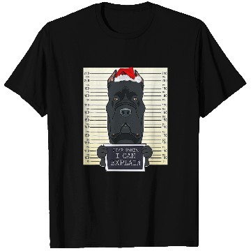 Discover Dear Santa I Can Explain Funny Christmas Cane Corso T-Shirts