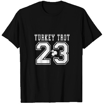 Discover Lacrosse Gift Turkey Trot Fall Marathon Runner Thanksgiving Football T-Shirts