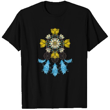 Discover Indigenous Native American vintages Floral Dreamcatcher T-Shirts