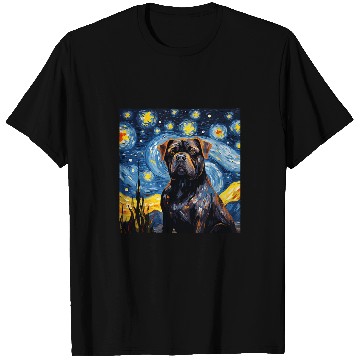 Discover Cane Corso Starry Night For Dog Mom Dog Dad T-Shirts
