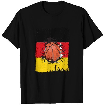 Discover Basketball Team Germany Flag BBall German Flag T-Shirts