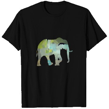 Discover ELEPHANT ART SILHOUETTE T-Shirts