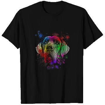 Discover Great Dane Dog with Splash Art Design T-Shirts