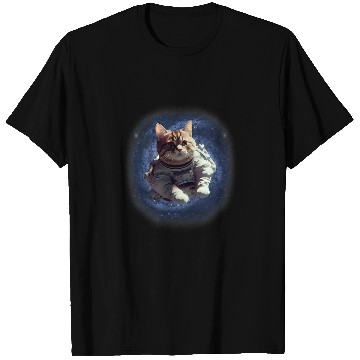 Discover Galaxy Kitty Astronaut Cat Adventure in Space T-Shirts