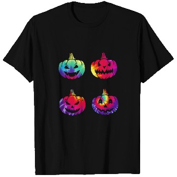 Discover Cute Tie Dye Pumpkin T-Shirts