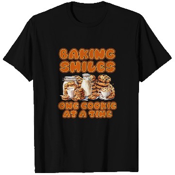 Discover Baking Smiles One Cookie at a Time Baker Christmas T-Shirts