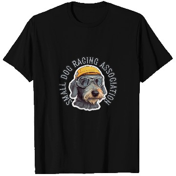 Discover Miniature Schnauzer Racing 2Dog Race T-Shirts