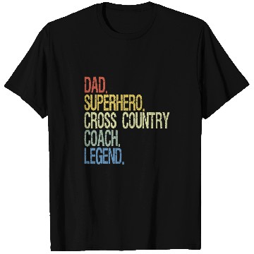Discover Cross country Coachs dad T-Shirts