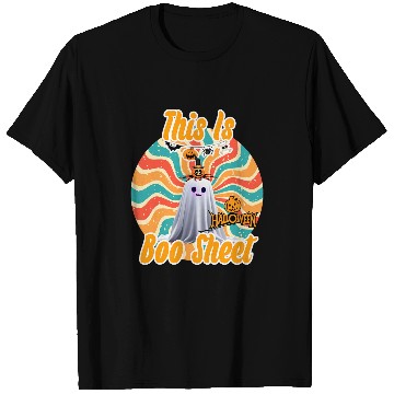 Discover This Is Boo Sheet Spider Decor ghosts Spooky Halloween 21 T-Shirts