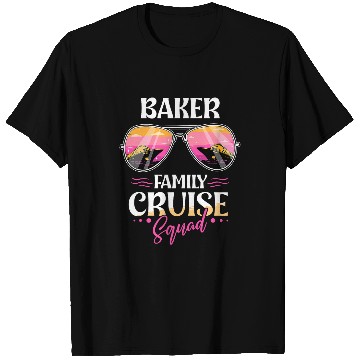 Discover Baker Family Personalized Cruise Squad Vacation Matching T-Shirts