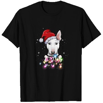 Discover Christmas Lights Bull terrier T-Shirts