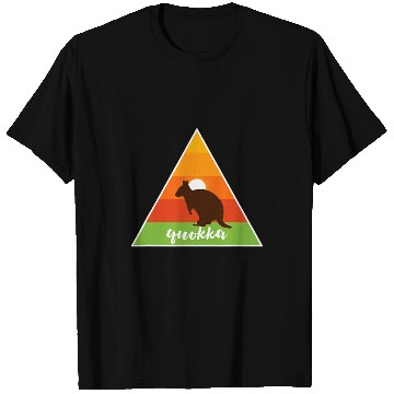 Discover quokkas Animal Triangle Nature with Sun T-Shirts