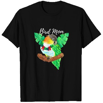 Discover Parrot Bird Mom 2Caique Watercolor T-Shirts
