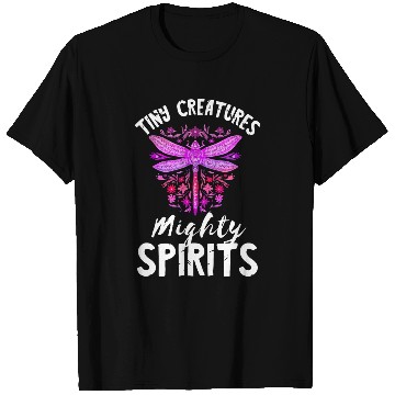 Discover Nature Insect Tiny Creatures Mighty Spirits Dragonfly T-Shirts