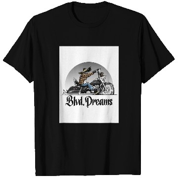 Discover Lowrider Motorcycle Bike High Ape Hangers Blvd  Dreams T-Shirts