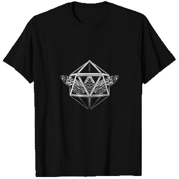 Discover moth witchcraft occult polygon T-Shirts