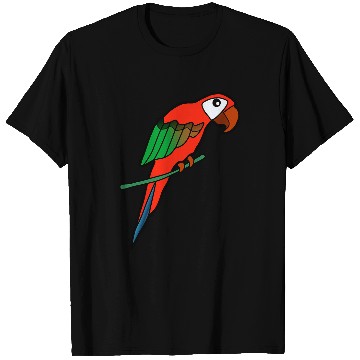 Discover Tropical Colorful Exotic Parrot T-Shirts