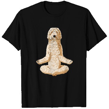 Discover Funny Yoga Dog Labradoodle T-Shirts