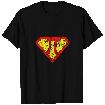 Discover Superhero Pi Super Power Math Student Teacher Gift distresse T-Shirts