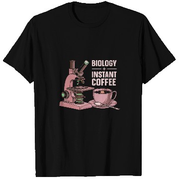 Discover Biologist caffeines Scientist Science Teacher Biology Coffee T-Shirts