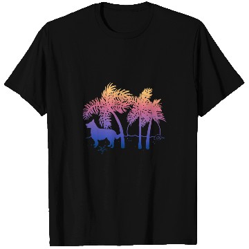 Discover Border Collie Ombre Beach Sunrise T-Shirts