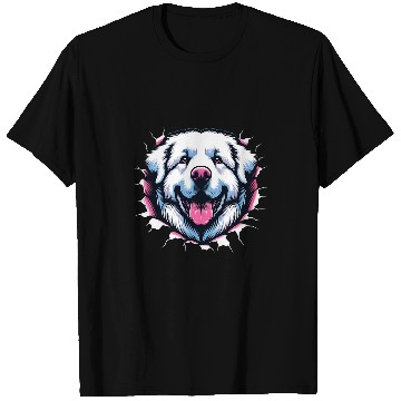 Discover Great Pyrenees Breaking Through T-Shirts
