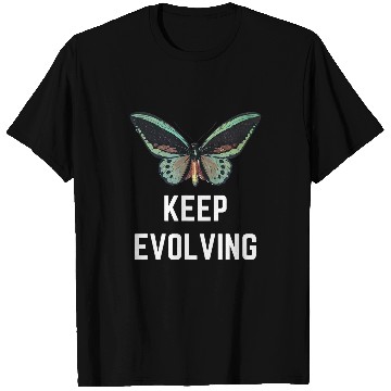 Discover Keep Evolving Butterfly Metamorphosis Cute Insect Bugs Sweet T-Shirts