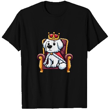 Discover Great Pyrenees King Funny Dog Royalty T-Shirts