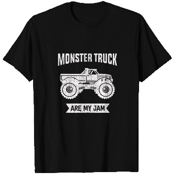 Discover Monster Trucks Are My Jam vintages Retro 22 T-Shirts