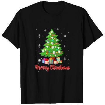 Discover Tooth Christmas Tree dentists Christmas 21 T-Shirts