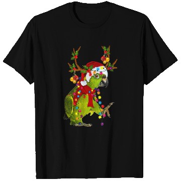 Discover Parrot Gorgeous Reindeer Christmas Lights Tree Scarf Xmas T-Shirts