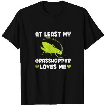 Discover My Grasshopper Loves Me Funny Insect Collector T-Shirts