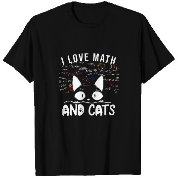 Discover Math Nerd Math Teacher Cat Lover I Love Math And Cats 25 T-Shirts