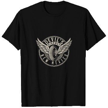 Discover Devils Highway New Mexico Biker Motorcycle Trails T-Shirts