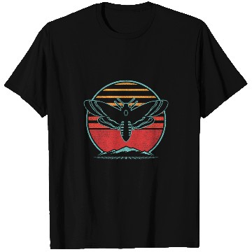 Discover Moth Retro vintages 80s Style Gift T-Shirts