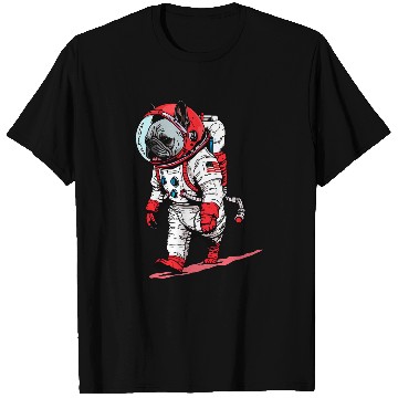 Discover French Bulldog Mars Funny Dog Astronaut T-Shirts