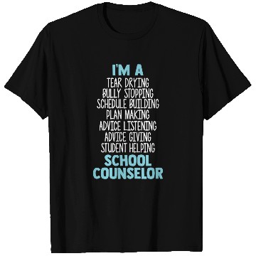 Discover Im A School Counselor School Consultant Counseling T-Shirts