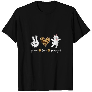 Discover Dog Samoyed Peace Love samoyed dog T-Shirts