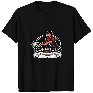 Discover Cornhole Sensei Funny Teacher Bean Bag Toss Coach T-Shirts