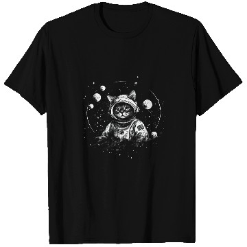 Discover Galaxy Kitty Astronaut Cat Adventure in Space 1 T-Shirts