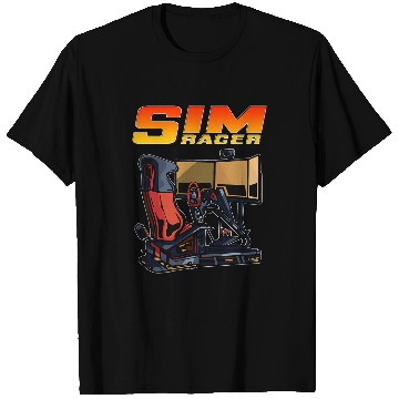 Discover Sim Racer Sim Racing Games Driving Simulator Gamer T-Shirts