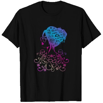 Discover Steminist Smart Glasses Girl Pi Day Mathematics Stem Girl T-Shirts