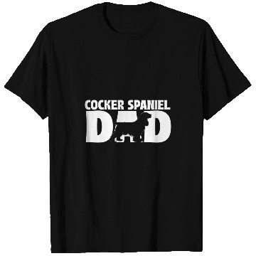 Discover Cocker Spaniel Dad Dog Breeder Animal Lover Puppy T-Shirts