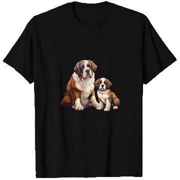Discover Cute Dogs Saint Bernard T-Shirts